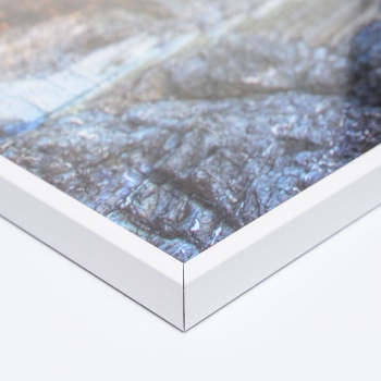 Kunststoff-Puzzlerahmen für 1500 Teile 60x80 cm | weiß | Kunstglas entspiegelt