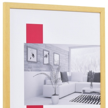 Holz-Bilderrahmen Top Pro S 24x30 cm | natur | Normalglas