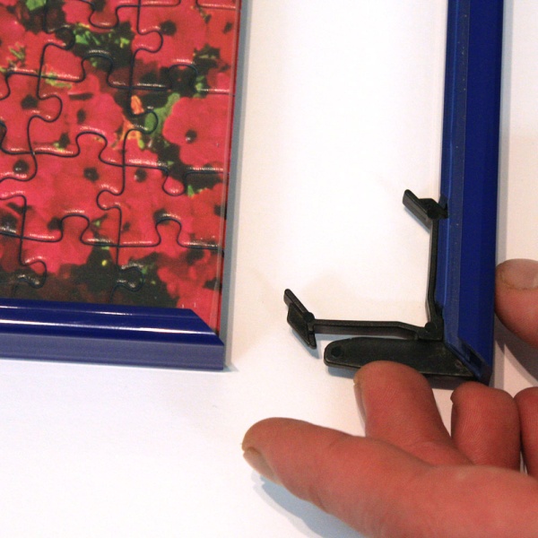 Kunststoff-Puzzlerahmen für 1000 Teile 49,3x68,5 cm | schwarz | Kunstglas (1,5 mm)