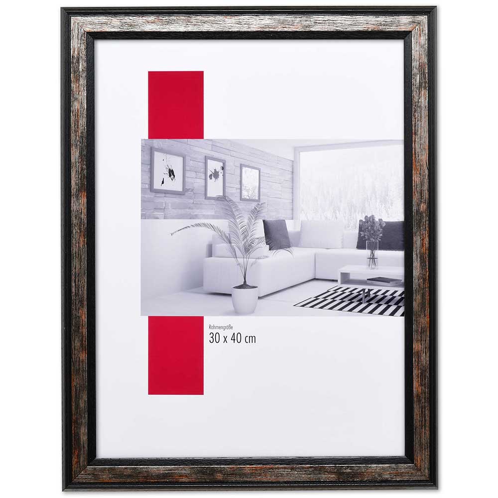 Lincoolart Bilderrahmen 40x60 Cm Schwarz Holz Rahme Produktbild-Vorschau 3